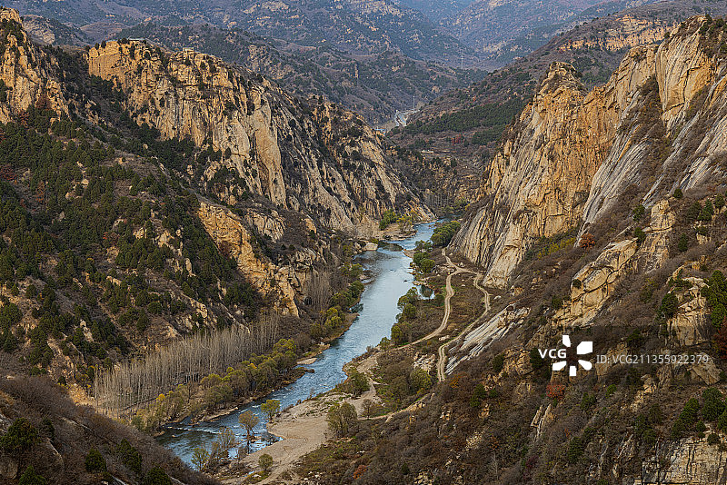 北京白河峡谷（云蒙山支脉）